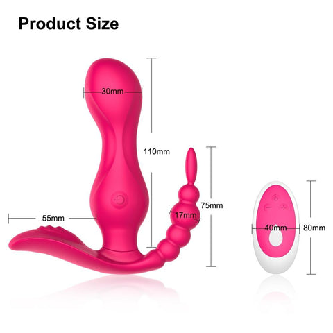 Remote 3 Point Vibrator