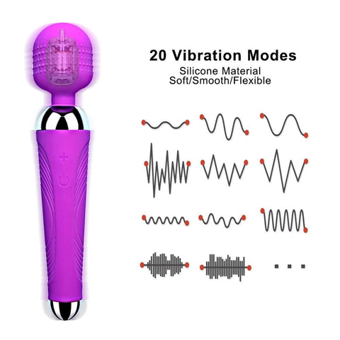 Varita mágica con 20 modos de vibración