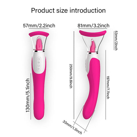 Vibrador para chupar la lengua