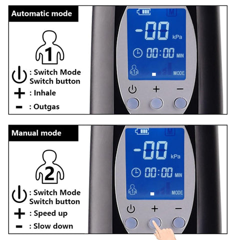 Bomba automática para agrandar el pene