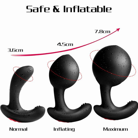 Inflatable Anal Vibrator plug