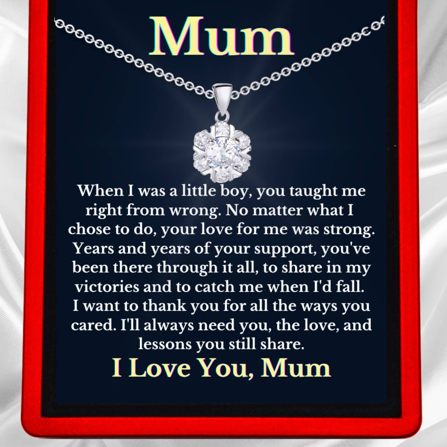 To My Mum from Son - Everbloom Necklace - Mum10