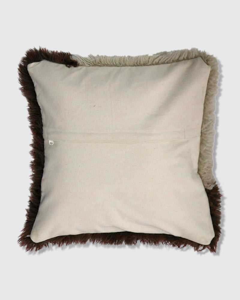 Denes Natural Shag Cushion