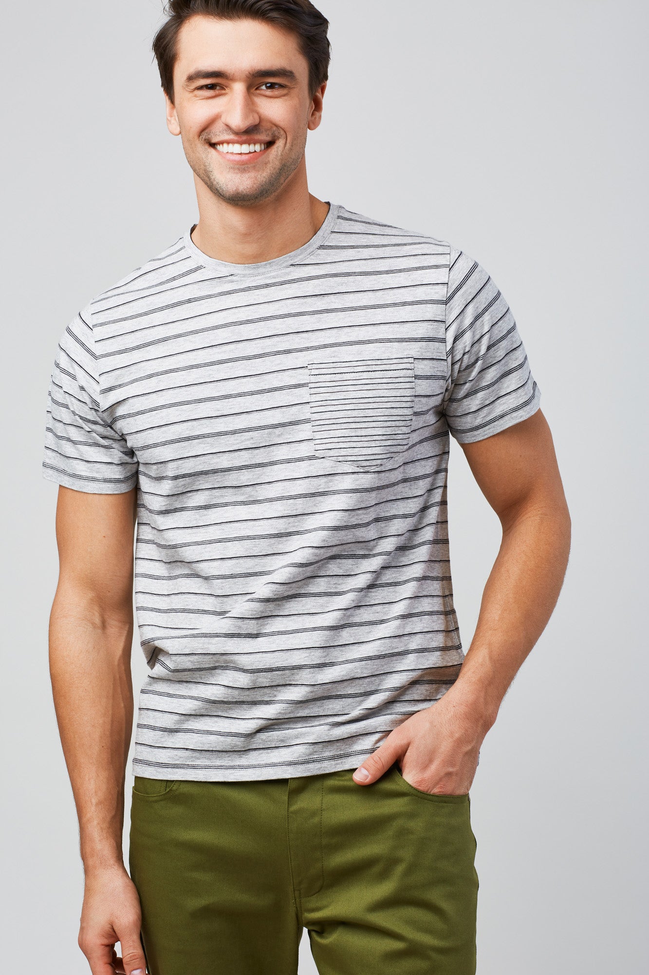 Men's Standard Striped Pocket Tee | United By Blue