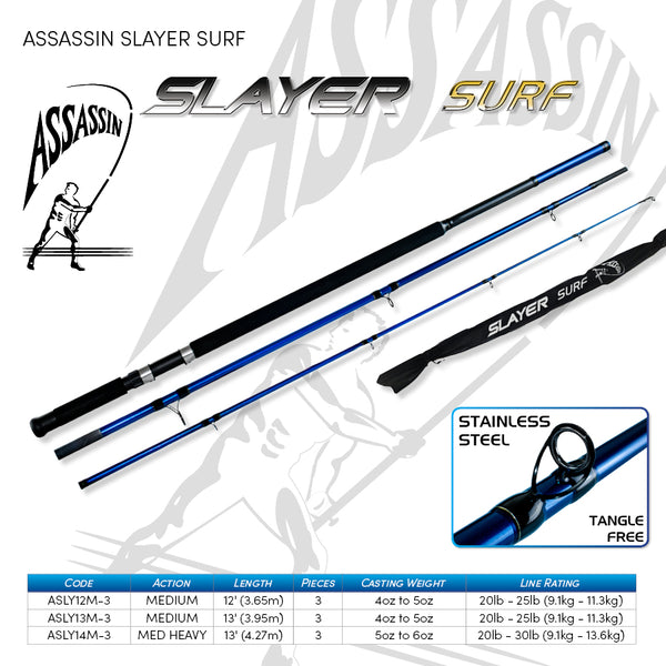 Assassin Solar Rod 14ft Medium Heavy Spin 4-6oz