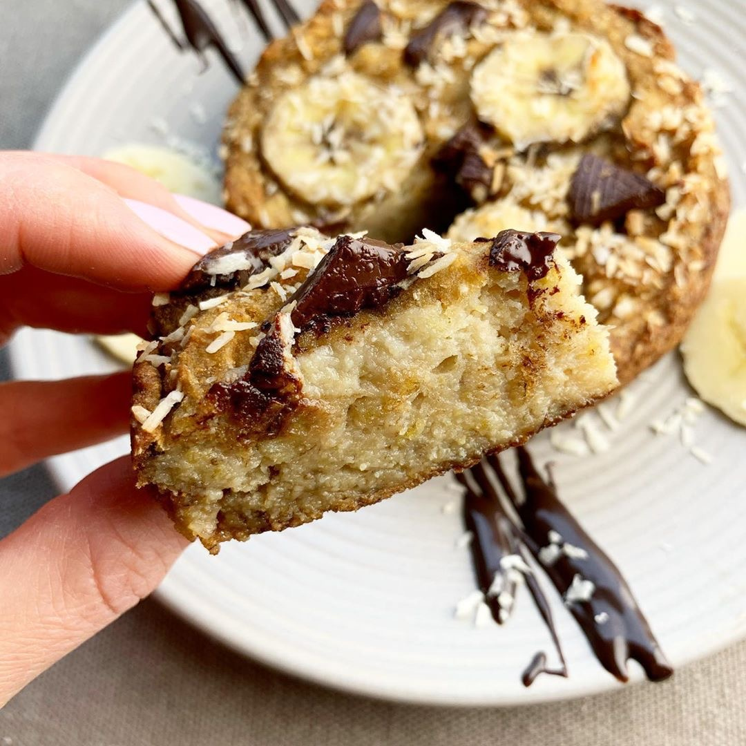 Gateau à la crème de riz banane chocolat