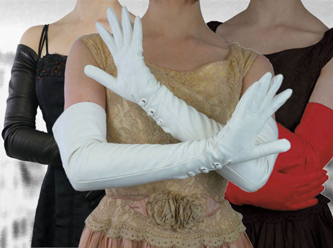 long formal gloves