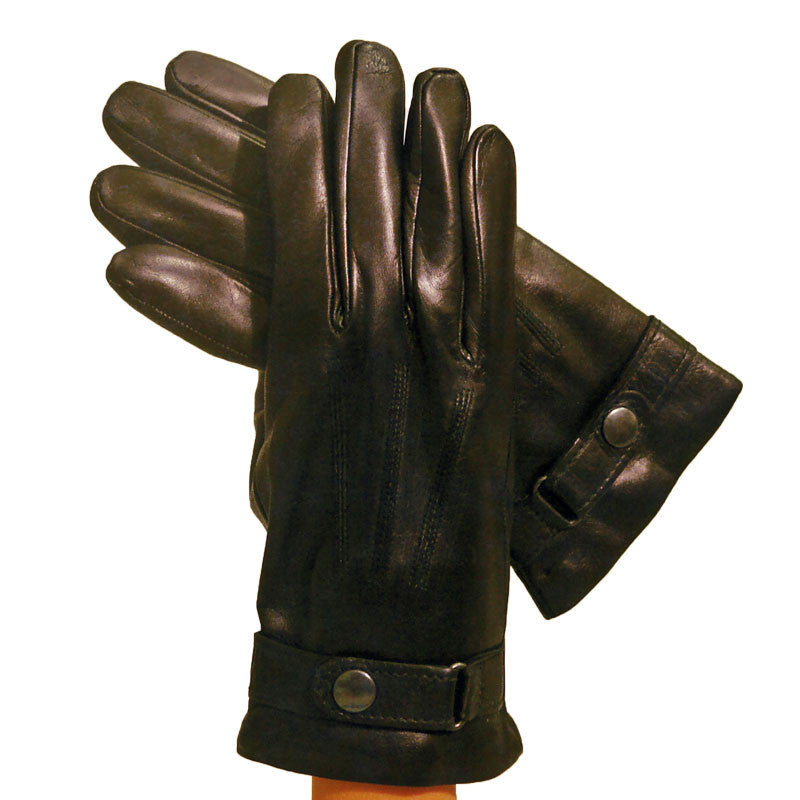 mens black leather dress gloves