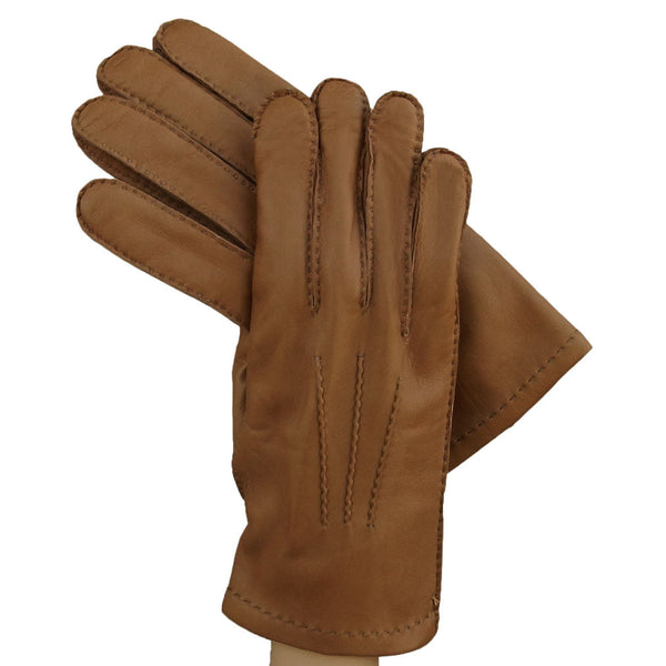 mens light brown leather gloves