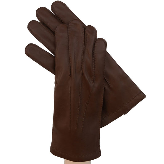 XL Men's Leather Work Gloves - Insulated - UnoClean