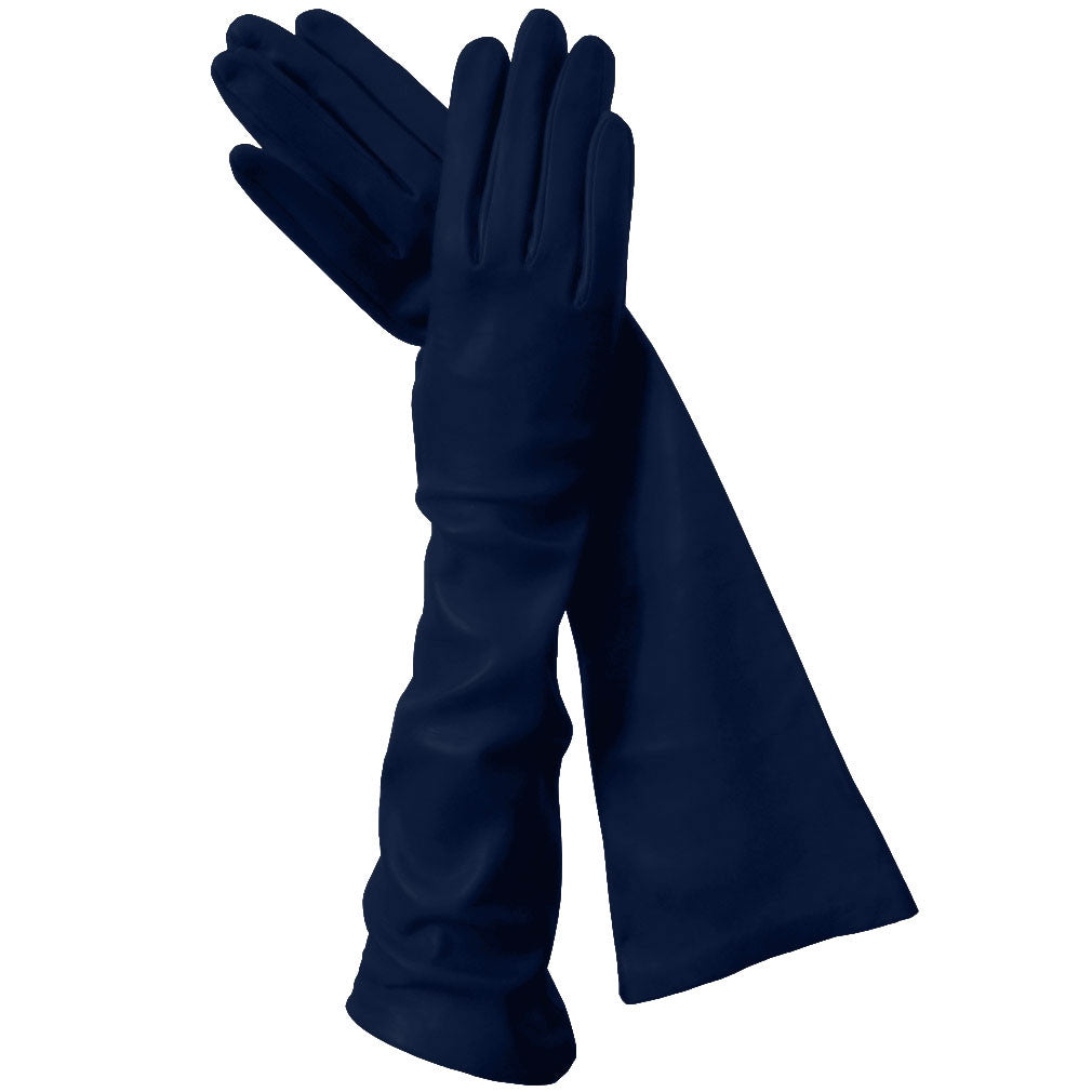 long silk gloves