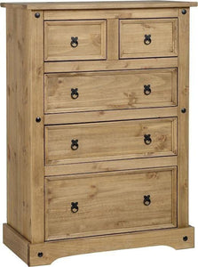 Corona Mexican Pine 3 2 Chest Of Drawers Pine Oak Warehouse