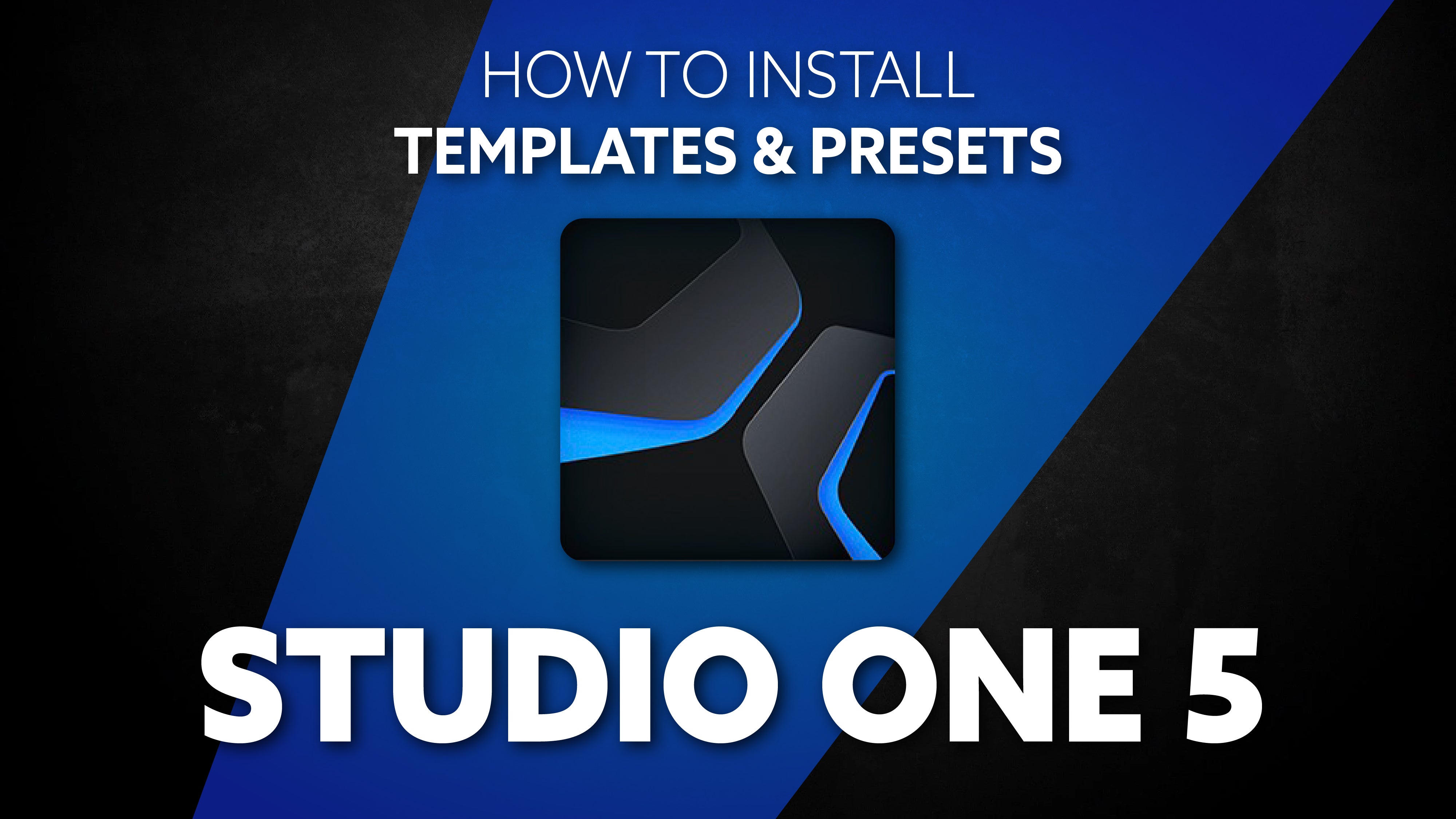 How to Install Studio One 5 Templates & Presets – Mad Rez Studios