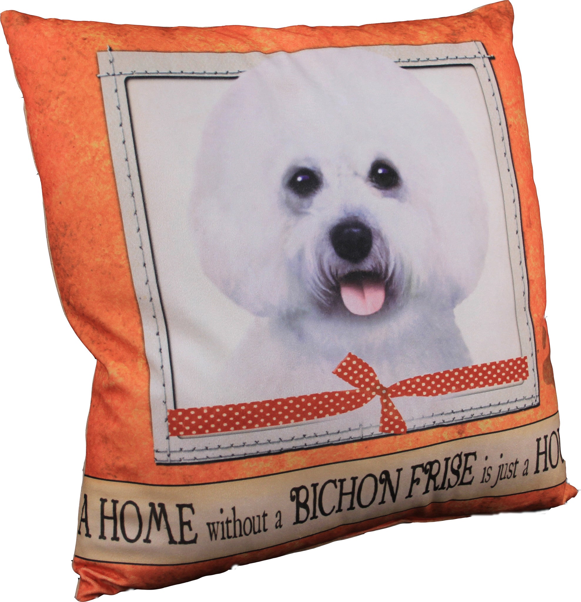 Bichon Frise Dog Breed Throw Pillow | Doggy Style Gifts