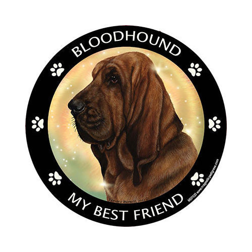 Bloodhound My Best Friend Dog Breed Magnet | Doggy Style Gifts