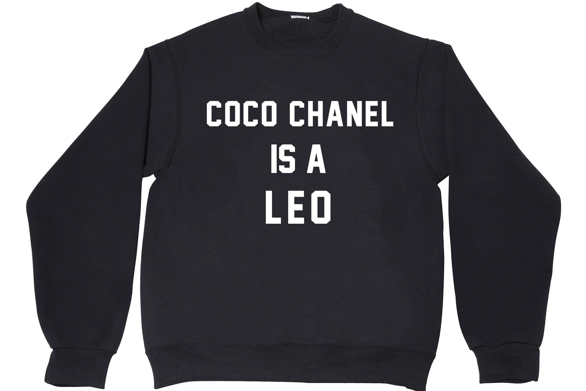 the coco and chanel sweatshirt