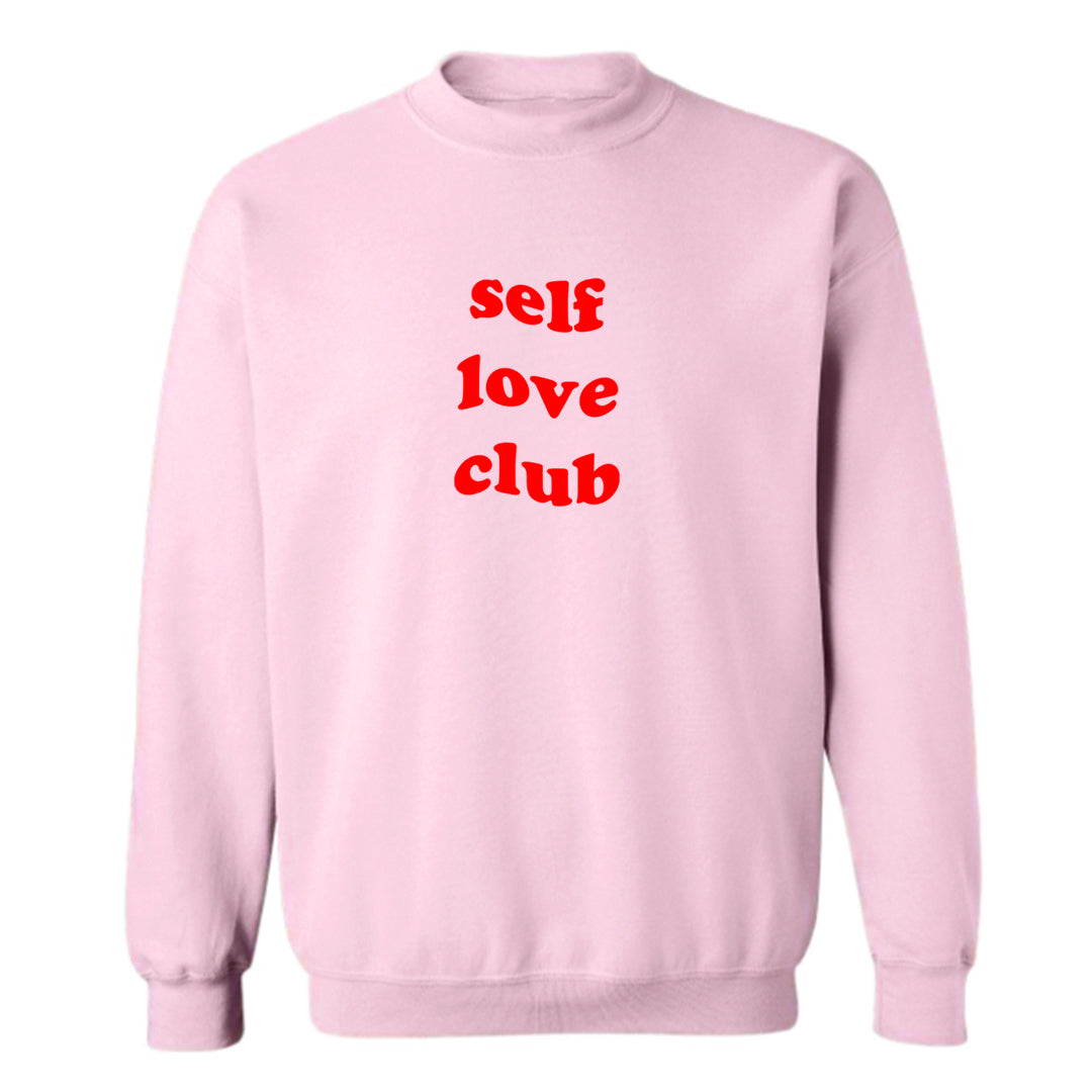 Self Love Club Twist Text Hoodie