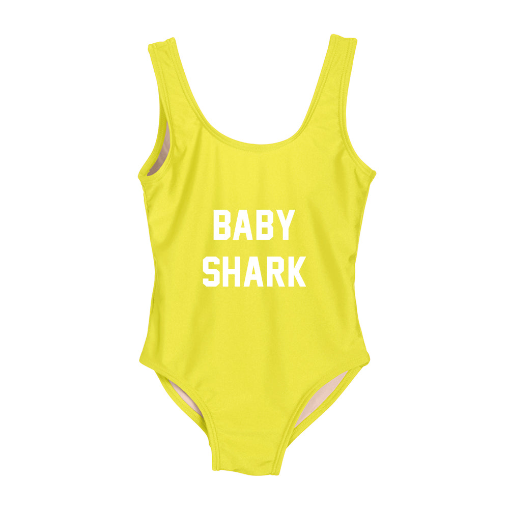 baby yellow swimsuit