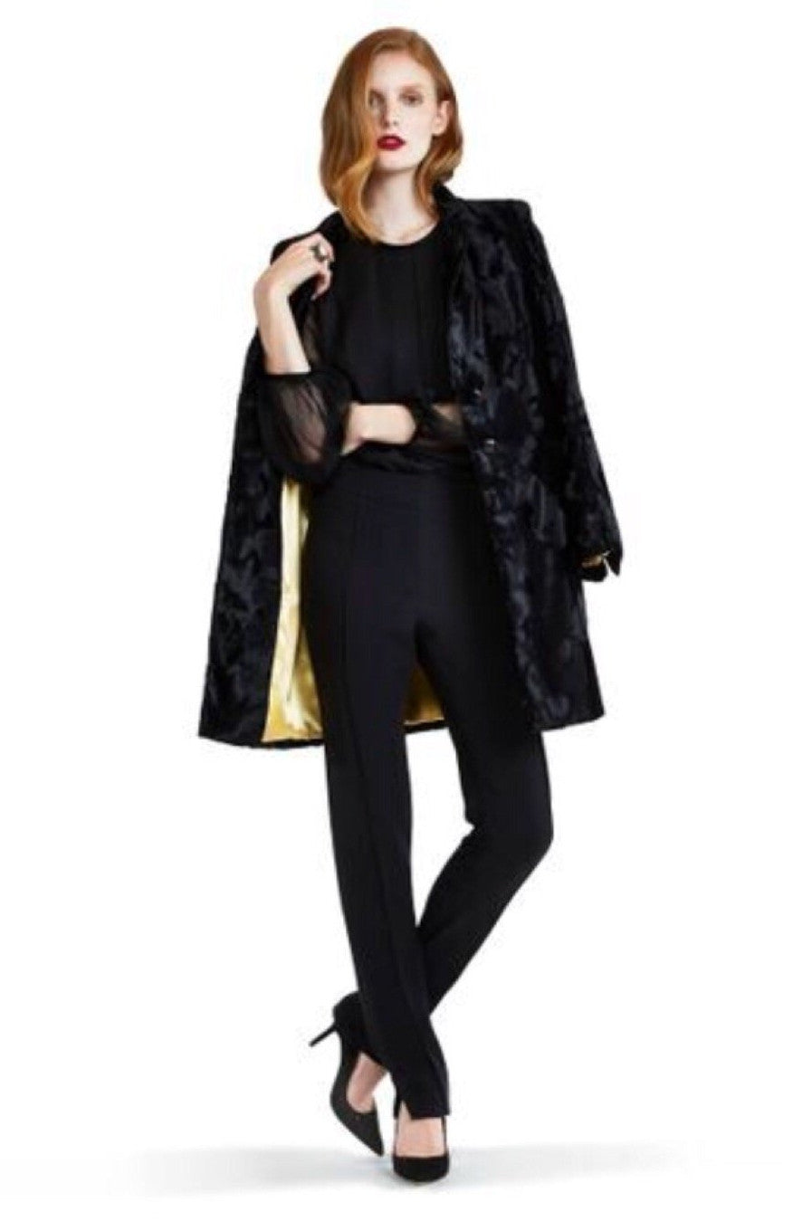 Faux Fur Driving Coat