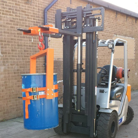 Forklift drum lifter