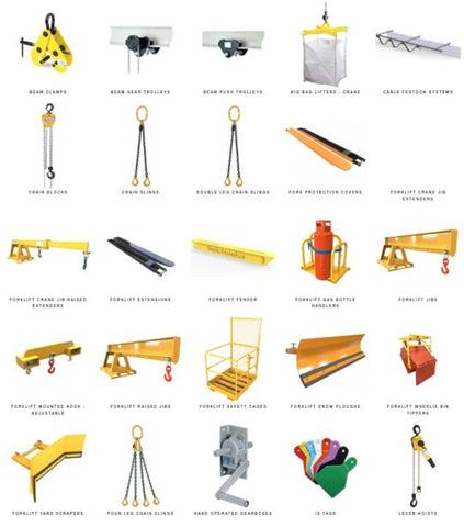 types of lifting equipment in Ireland