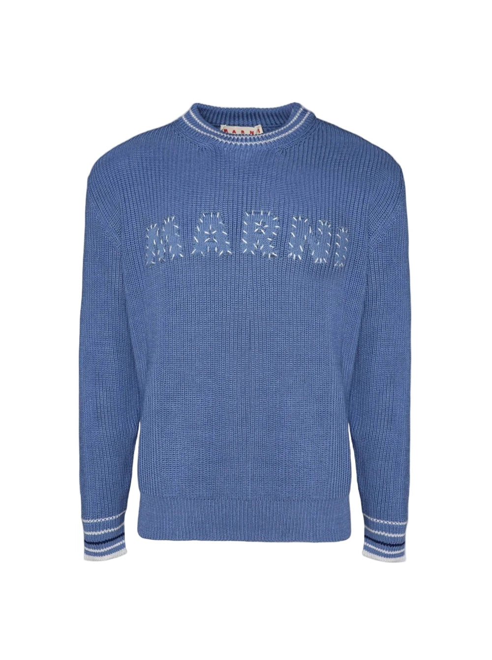 Cotton Knit Sweater in Opal