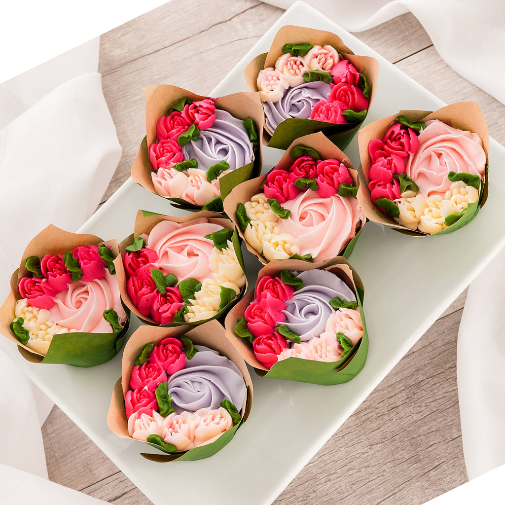 Bouquet Cupcakes 8-Pack | We Take The Cake®