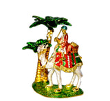 Desert Camel And Palm Tree Statue- Arabia Show Piece