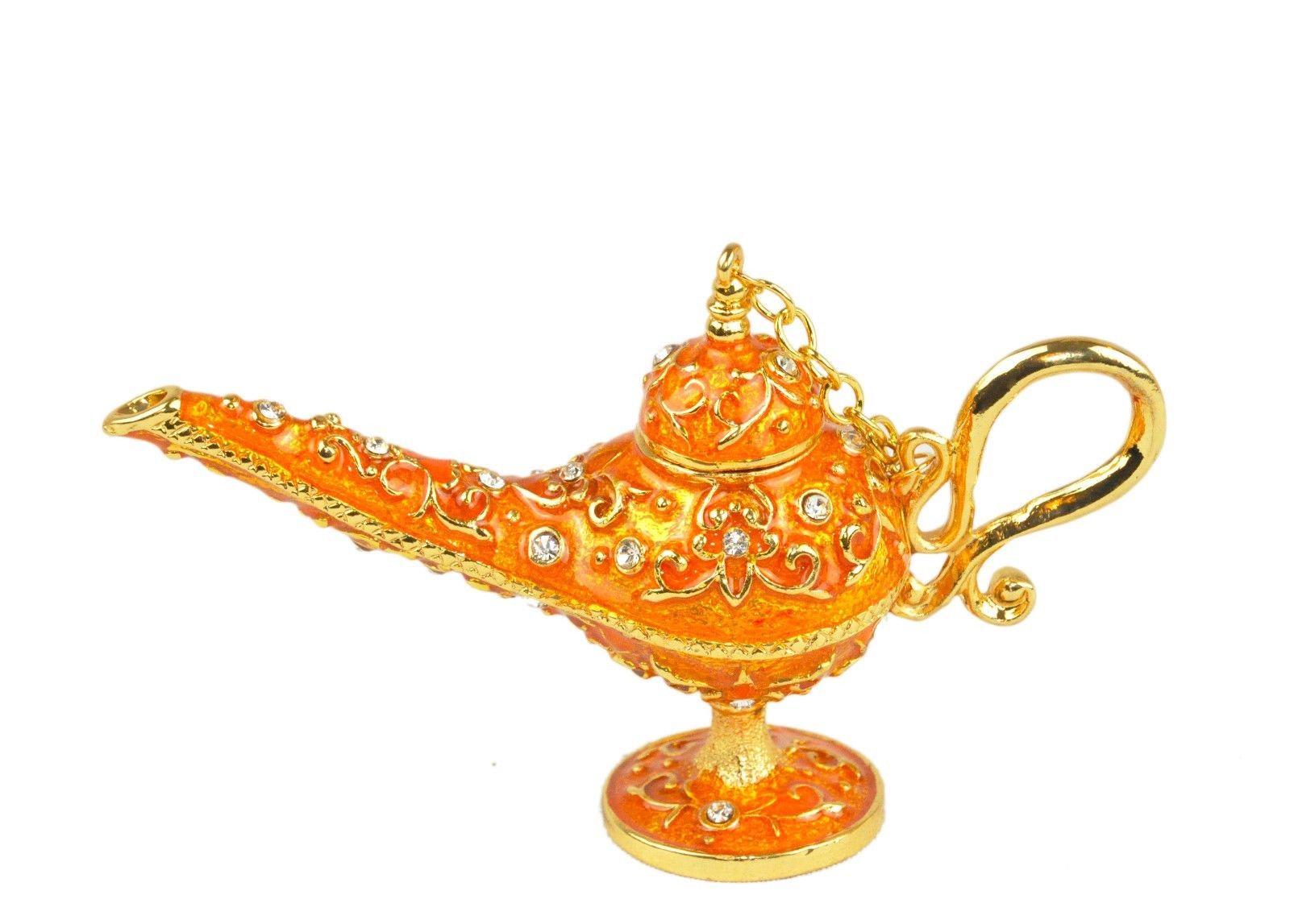 Metal Aladdin Genie Lamps Legend Aladdin Magic Lamp - Gold I Small I Pakistani Artisan Design I Decoration Piece Accent