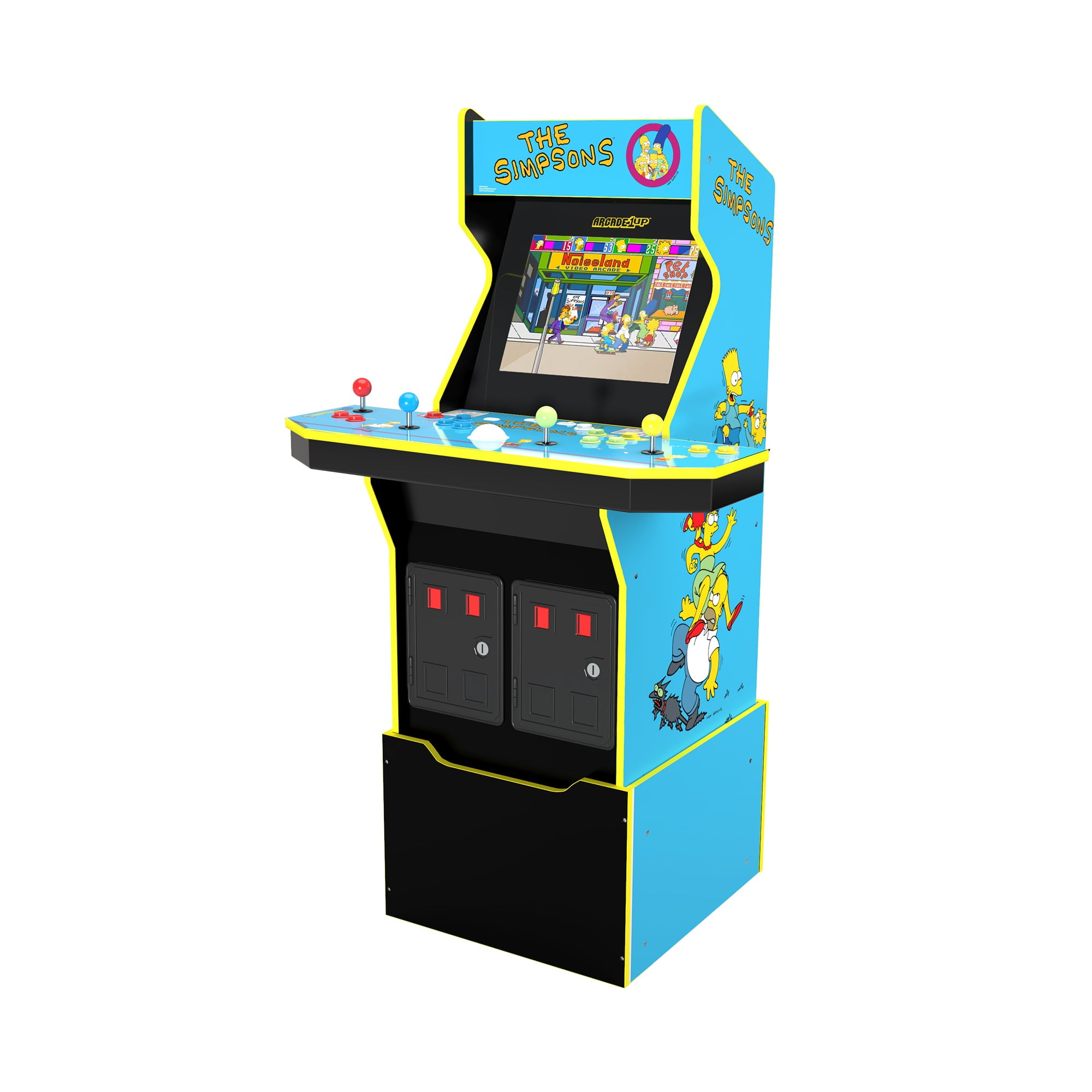 Arcade1Up The Simpsons 30th Edition Arcade with Stool and Tin