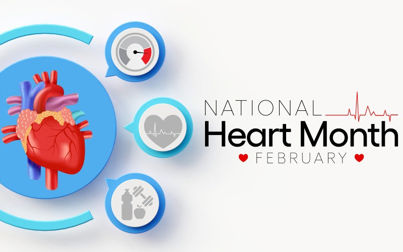 national heart month observed every year february adopt healthy lifestyles