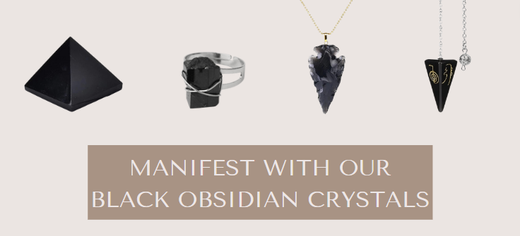 Manifest with black obsidian