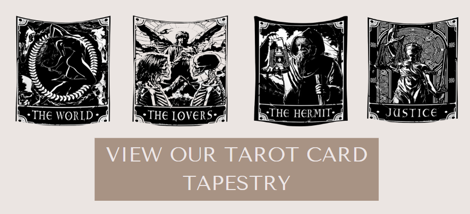 Tarot card tapestry