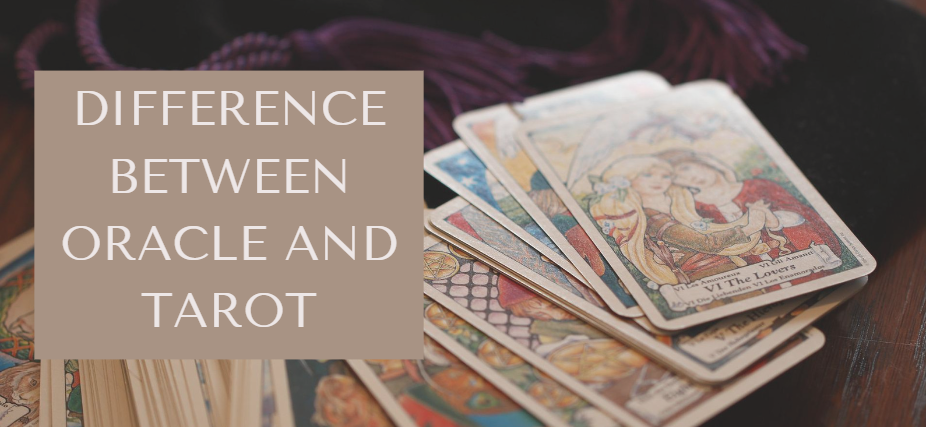 Difference tarot oracle cards