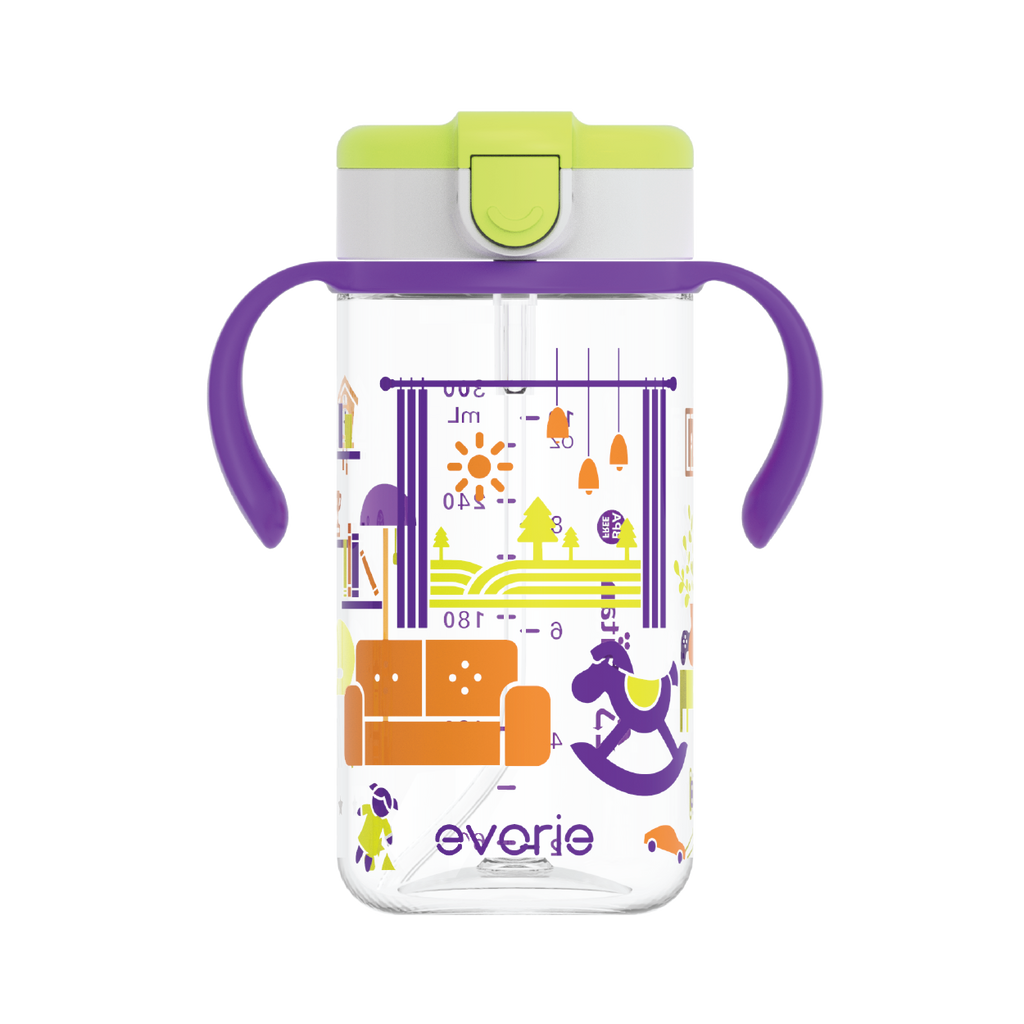 Evorie Tritan Baby Sippy Cup Weighted Gravity Straw Toddler Beginner  Training Bottle, 7 Oz Leakproof Award Winning Infant Water Bottle with  Handles for 6 months above - Yahoo Shopping