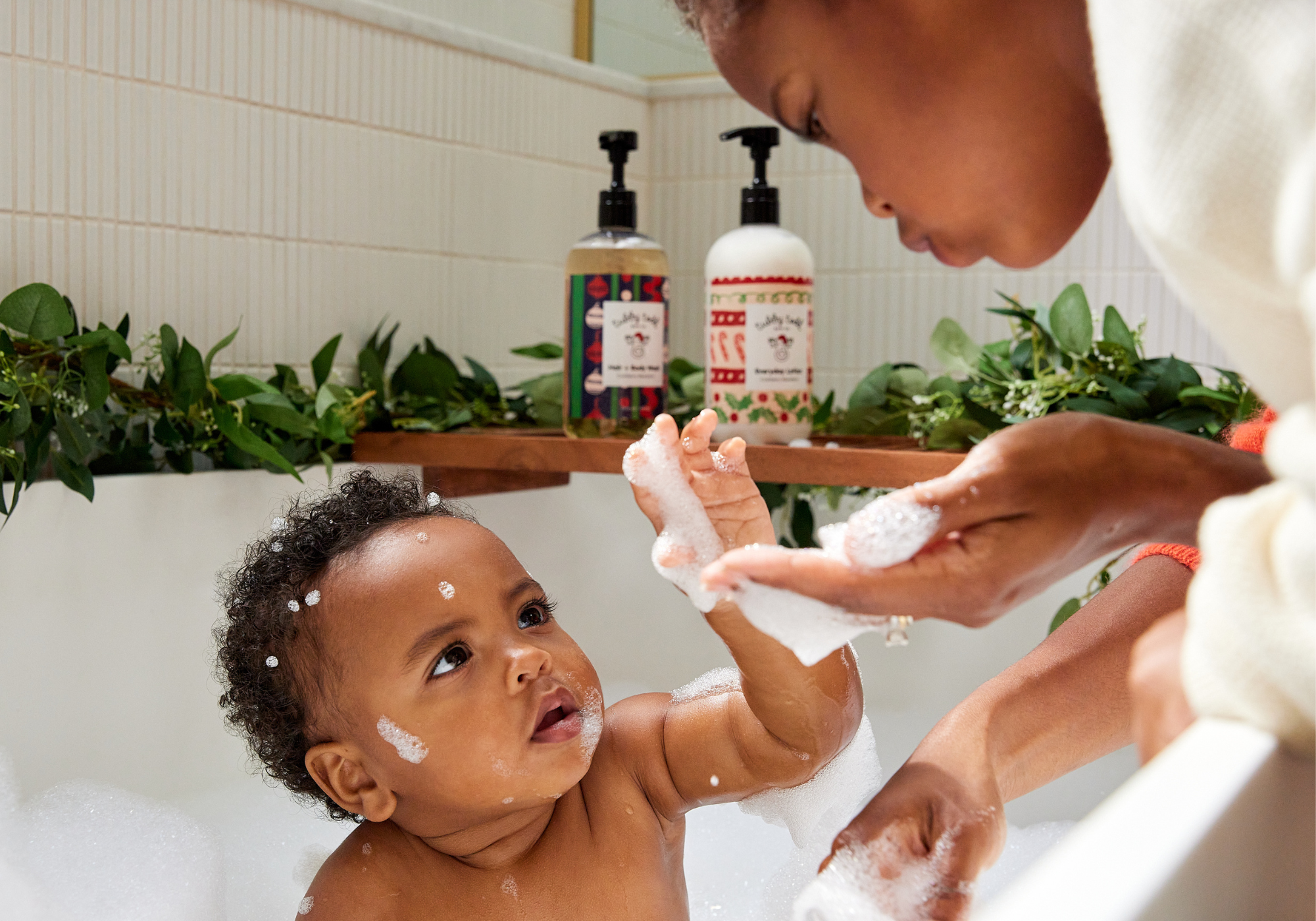 Little ones during bathtime