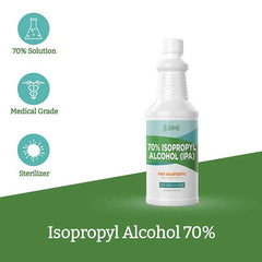 Isopropyl alcohol is perfect for cleaning nail tools