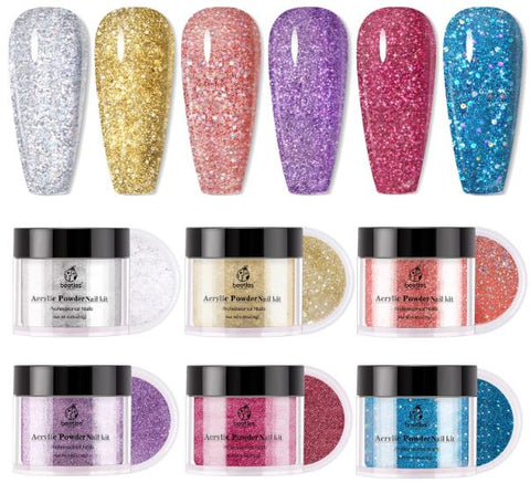 Beetle glitter acrylic powder