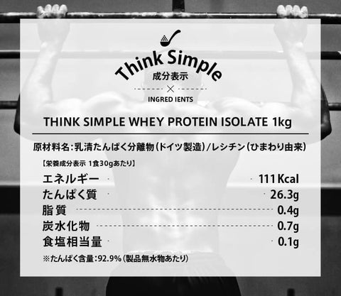 THINK SIMPLE WPI ホエイプロテイン 1kg – FIXIT-Direct