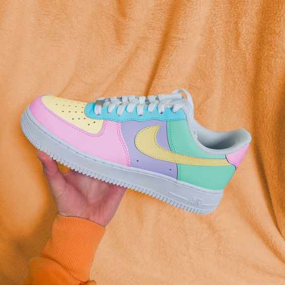pastel air force 1s