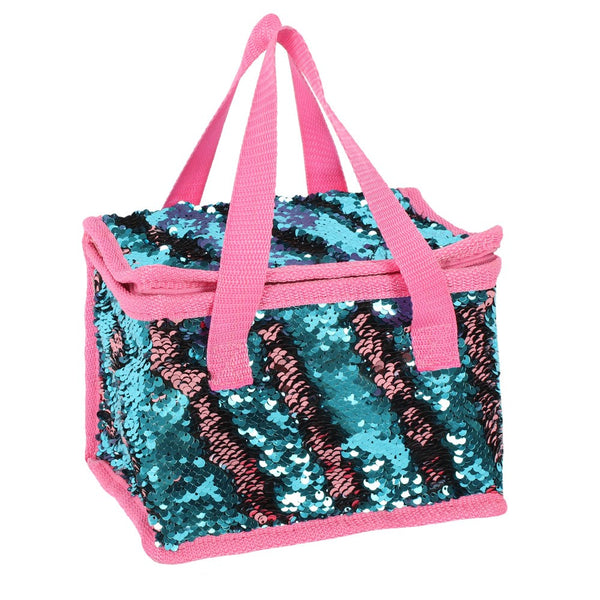 reversible sequin lunch box