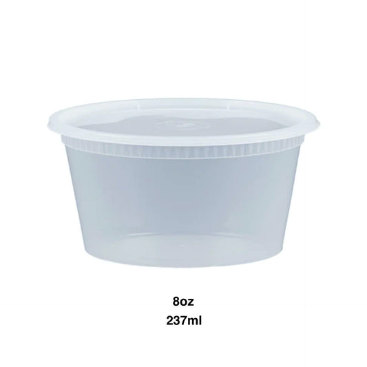 Case of 240 Quart Plastic Deli Container / 32 oz DELItainer