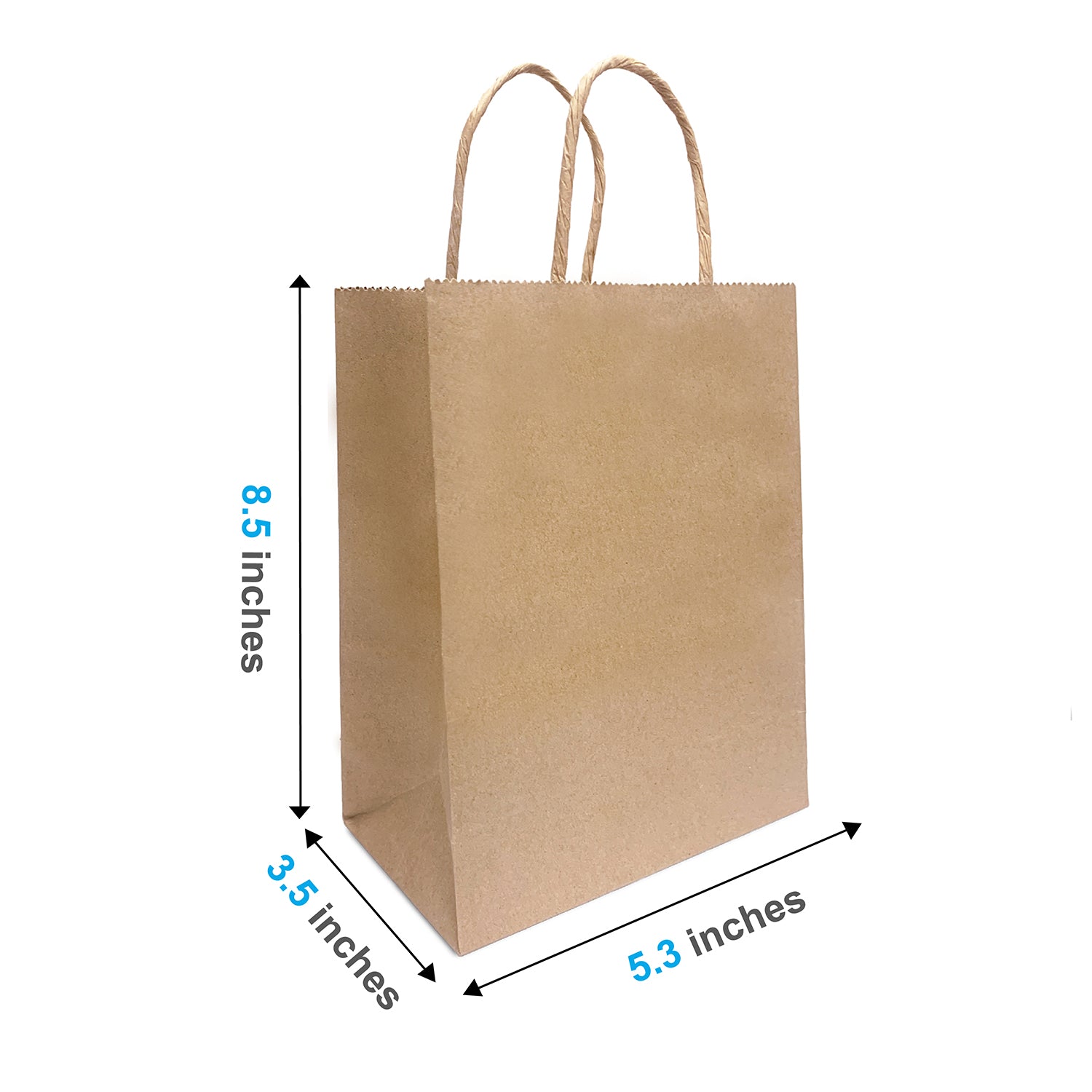 Paper Bags with Handles | Shopping Bags | 100% Recycled
