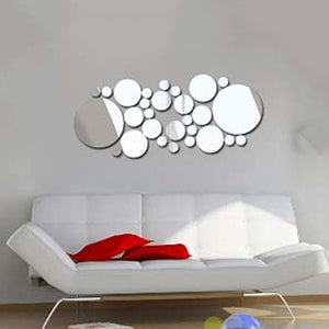 Removable Round Mirror Style Art Wall Stickers Decal Fashion Home Mura Funkesmarket