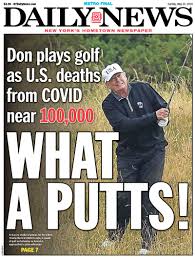 Trump Missing in Action, Trum MIA, Trump Golfing