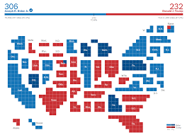 2020 Electoral College Map, Biden Victory
