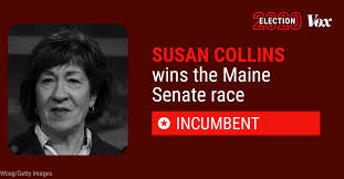 Susan Collins victory, Maine 