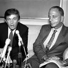 Donald Trump, Roy Cohn, McCarthyism, name calling, lies