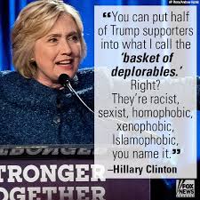 2016 Election, Hillary Clinton, Basket of Deplorables