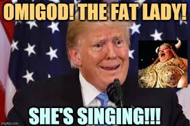 Rge Fat Lady, Donald Trump, Attack on the Capitol